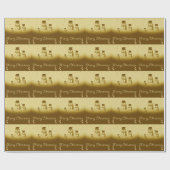Geschenk Wrap/Snowman Geschenkpapier (Flach)
