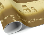 Geschenk Wrap/Snowman Geschenkpapier (Rolleneckpunkt)