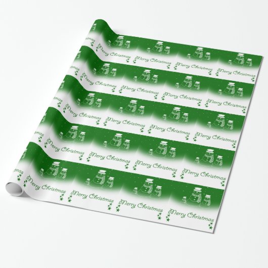 Geschenk Wrap/Snowman Geschenkpapier (Ungerollt)