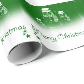 Geschenk Wrap/Snowman Geschenkpapier (Rolleneckpunkt)