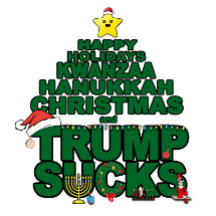 Geschenk Wrap "Trump Sind zum Kotzen für alle glüc
