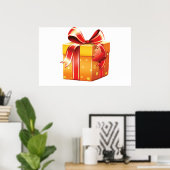 Geschenk Wrapped Present Poster (Heimbüro)