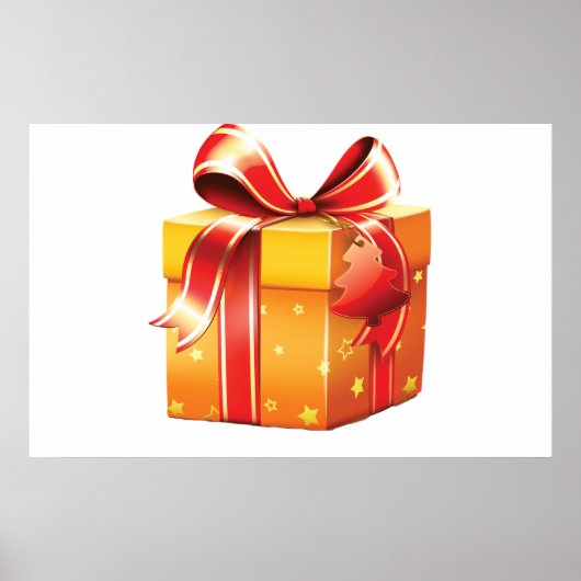 Geschenk Wrapped Present Poster (Vorne)