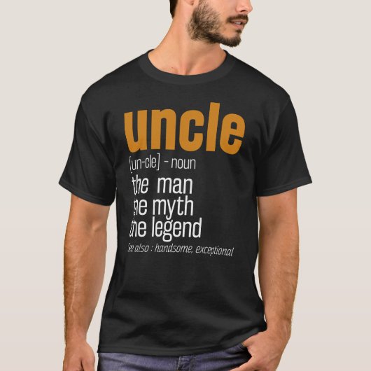 Geschenk zu Onkel T-Shirt (Vorderseite)