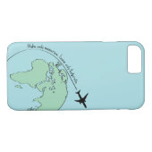 Geschenk zu Reisen mit Adventure Quote Case-Mate iPhone Hülle (Rückseite (Horizontal))