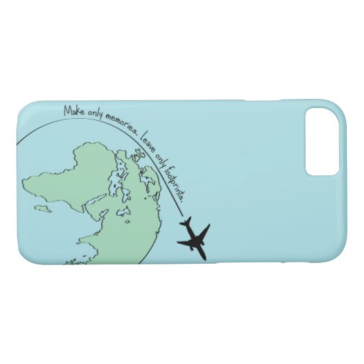 Geschenk zu Reisen mit Adventure Quote Case-Mate iPhone Hülle (Rückseite (Horizontal))