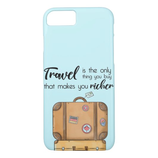 Geschenk zu Reisen mit Adventure Quote Case-Mate iPhone Hülle (Rückseite)