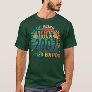 Geschenk zum 15. Geburtstag Kinder Vintage 2007 15 T-Shirt