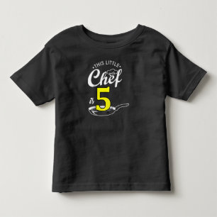Geschenk zum 5. Geburtstag für Kinder Kochen für Kleinkind T-shirt