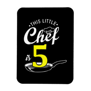 Geschenk zum 5. Geburtstag für Kinder Kochen für Magnet