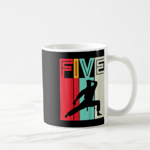 Geschenk zum 5. Geburtstag Karate Retro Taekwondo  Kaffeetasse