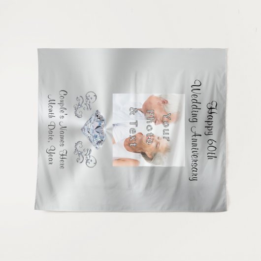 Geschenk zum 60. Jubiläum, Tapisserie-Dekor aus Pa Wandteppich (Vorderseite (Horizontal))