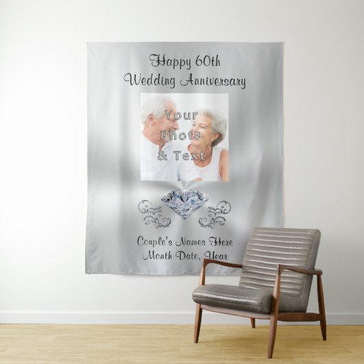 Geschenk zum 60. Jubiläum, Tapisserie-Dekor aus Pa Wandteppich (Beispiel)