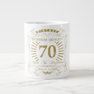 Geschenk zum 70. Geburtstag Jumbo-Tasse