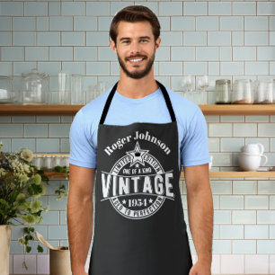 Geschenk zum 70. Geburtstag Vintage im Laufe der J Schürze