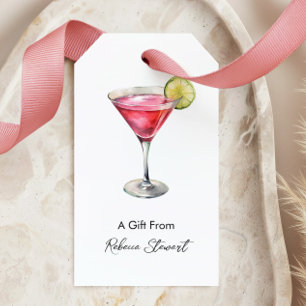 Geschenk zum Anlass: Cocktail - Ein personalisiert Geschenkanhänger