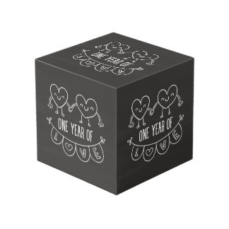 Geschenk zum ersten Jahrestag für Ihre Chalk-Cube Würfel