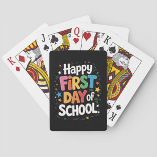 Geschenk zum ersten Schultag - Lehrerleben glückli Spielkarten