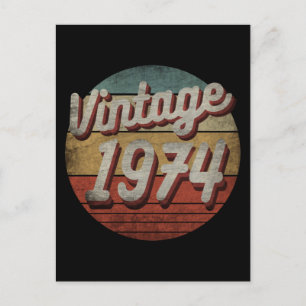 GESCHENK ZUM GEBURTSTAG FÜR MÄNNER FRAUEN VINTAGE  POSTKARTE