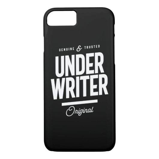 Geschenk zum Job-Titel des Underwriters Case-Mate iPhone Hülle (Rückseite)