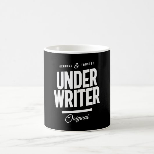 Geschenk zum Job-Titel des Underwriters Kaffeetasse (Mittel)