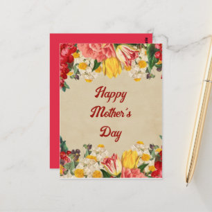 Geschenk zum Muttertag 2026 für Mama Postkarte