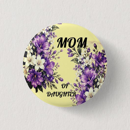 GESCHENK ZUM MUTTERTAG BUTTON (Vorderseite)