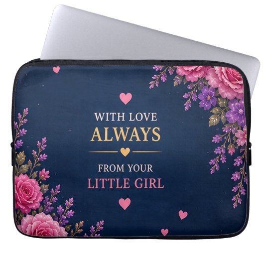 GESCHENK ZUM MUTTERTAG LAPTOPSCHUTZHÜLLE (Vorderseite)
