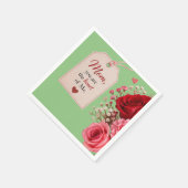 GESCHENK ZUM MUTTERTAG SERVIETTE (Ecke)