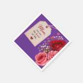 GESCHENK ZUM MUTTERTAG SERVIETTE (Ecke)