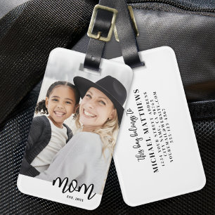 Geschenk zum Muttertag von Mom Established Gepäckanhänger