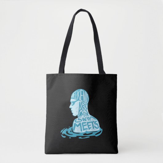 Geschenk zum Schwimmen im Sommer Tasche (Vorderseite)