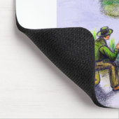 Geschenk zum Tag der Fischer Mousepad (Ecke)