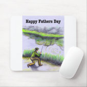 Geschenk zum Tag der Fischer Mousepad (Mit Mouse)