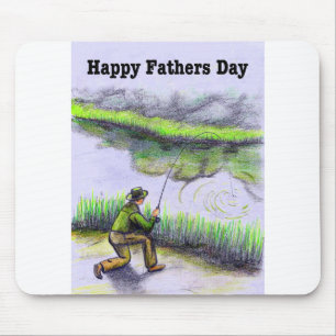 Geschenk zum Tag der Fischer Mousepad
