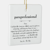 Geschenk zur Bewertung von Paraprofessional Defini Keramikornament (Rechts)