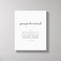 Geschenk zur Bewertung von Paraprofessional Defini
