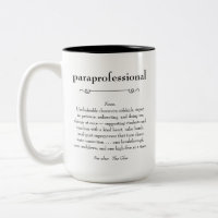 Geschenk zur Bewertung von Paraprofessional Defini