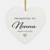 Geschenk zur Enthüllung der Schwangerschaft am Mut Keramik Ornament (Vorne)