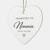 Geschenk zur Enthüllung der Schwangerschaft am Mut Keramik Ornament (Links)