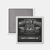 Geschenk zur Erinnerung an den Centennial Highway Magnet (Vorderseite/Rückseite)