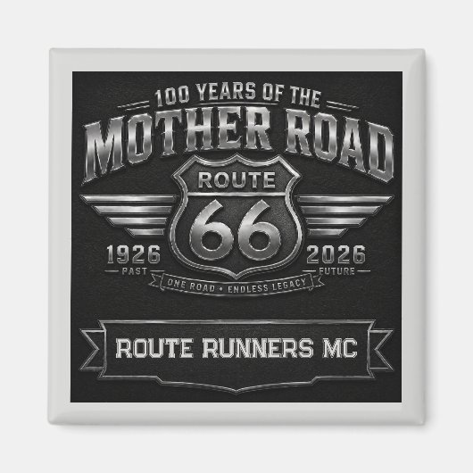 Geschenk zur Erinnerung an den Centennial Highway Magnet (Vorne)
