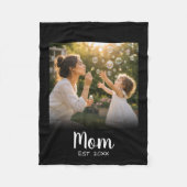 Geschenk zur Erinnerung an die Mutter Fleecedecke (Vorderseite)