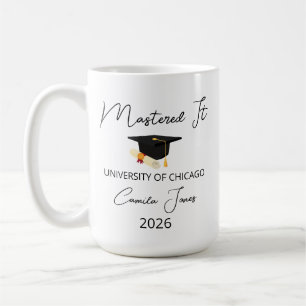 Geschenk zur Master-Abschlussfeier für Sie, Master Kaffeetasse