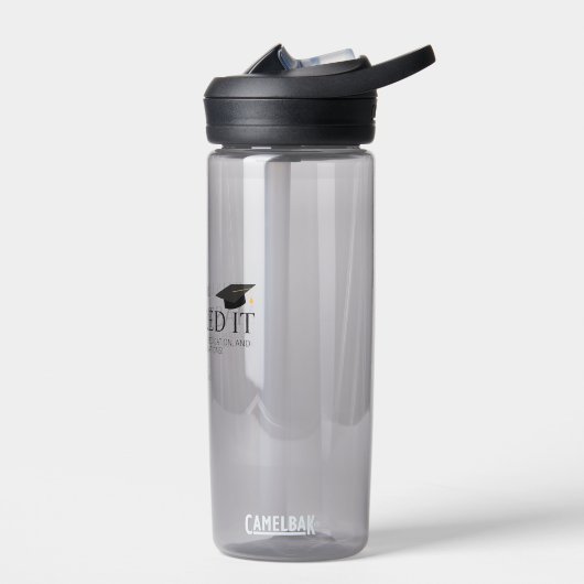 Geschenk zur Master-Abschlussfeier Lustige Gratula Trinkflasche (Links)