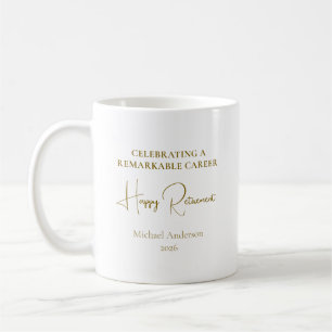 Geschenk zur Pensionierung: Eine bemerkenswerte Ka Kaffeetasse