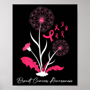Geschenk zur Unterstützung von Brustkrebs Poster