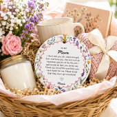 Geschenk zur Wertschätzung der Mutter Keramik Ornament