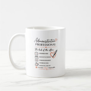 Geschenk zur Wertschätzung für administrative Fach Kaffeetasse