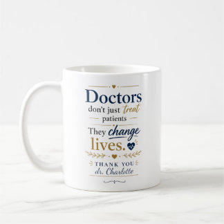 Geschenk zur Wertschätzung für Ärzte, die Leben ve Kaffeetasse